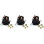 Buyers Products 1306317 Solenoid, 12v, Motor Relay, Continuous, Replaces Western #56131k-1 - Lot of 3