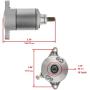 Caltric compatible with Starter Arctic Cat Atv 375 400 Automatic