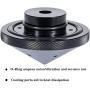 Eliminator Prop Nut #GFEL-MK-BK-DP Boat Motor Replace for T-H Marine Compatible with MinnKota 80, 101 and 112 Trolling Motor (black)