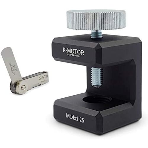 K-MOTOR PERFORMANCE Spark Plug Gap Tool - 1 Set with Feeler Gauge (14mm Thread)