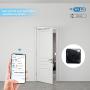 Olideauto WiFi Door Opener Mobile Phone Control,Intelligent Automatic Swing Door with WiFi Smart Home Remote Controller for iOS Android,Remote Control by Phone App