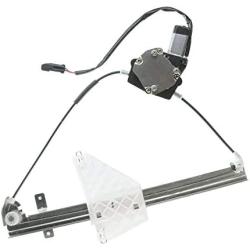 Rear Right Passenger Side Power Window Regulator with Motor Compatible with Jeep Grand Cherokee 1999-2000 (2 Pins Plug)