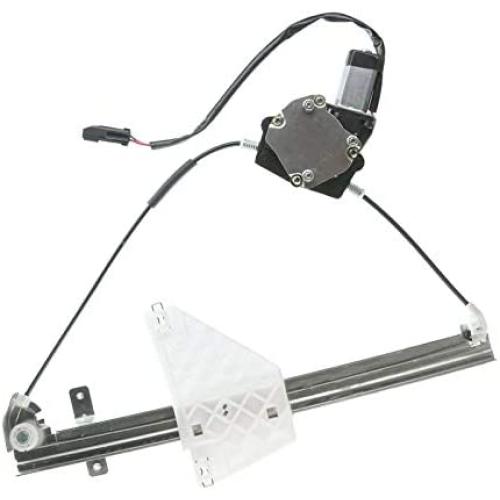 Rear Right Passenger Side Power Window Regulator with Motor Compatible with Jeep Grand Cherokee 1999-2000 (2 Pins Plug)