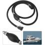 Marine Johnson 3/8in Boat Motor Fuel Gas Hose Line Assembly Primer Bulb Connector