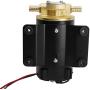 YaeMarine 12V 3.2GPM (12.0LPM) Oil Pump Turbo Pump Oil Scavenge Pump Impellor Gear Pump Self Priming Reversible for Diesel Lubricants Machinery Fuel Scavenge Oil Transfer (Black)