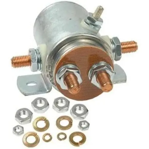 Rareelectrical 12 VOLT WINCH CRANE BOOM SOLENOID COMPATIBLE WITH RELAY SWITCH 5 TERMINAL RAMSEY 440003 440110