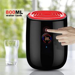 NUOPAIPLUS Small Household Dehumidifier, 800ml Powerful Dehumidifiers Portable Electric Dehumidifiers for Damp Auto-Off Defrost Mute Design Air Dryer with Water Pipe (Color : 2)