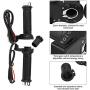 1 Pair Heated ATV Hand Grips, Keenso Universal 7/8in 22mm Heated Hand Grips Warmers Handlebar Grips Heated Voltmeter USB Charger for Motorcycle Bike ATV