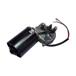 AZSSMUK DC Permanent Magnet Carbon Brush Garage Door Gear Motor Reversible Power 30W (12V, Right Screw-Thread Shaft, 50RPM)