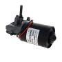 Fielect DC 24V 50RPM Reversible Worm Geared Motor High Torque Electric Gear Motor Turbine Worm Gear Box Reduction Motor, Right Shaft GW6280