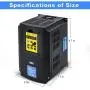 HKS VFD 5.5kW 7.5HP 220V 1 ou 3 Phases Entrée / Sortie Contrôleur de Fréquence Variable Inverter Convertisseur de Contrôle Vectoriel pour Contrôle de Vitesse Moteur CNC et Poulie HKS VFD 5.5kW 7.5HP 220V 1 ou 3 Phases Entrée / Sortie Contrôleur de Fréquence Variable Inverter Convertisseur de Contrôle Vectoriel pour Contrôle de Vitesse Moteur CNC et Poulie