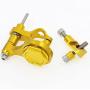 FXCNC Motorcycle CNC Steering Damper Stabilizer Buffer Control Bar With Mounting Bracket Kit Full Set Compatible with YZF R6 (not Race) 2006-2020, YZF R1 2006-2016