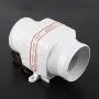 Acouto Bilge Air Blower 12V 4inch 270CFM in‑Line Marine Bilge Air Blower 4