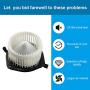 HVAC Blower Motor Assembly 700160 88973567 PM9243 Blower Motor with Fan Cage for 2003-2008 Pontiac Vibe