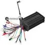 Alomejor 600W Electric Brushless Controller Motor Sinusoid Mute Brushless Speed Governing Motor Controller for Electric Bicycle Scooter