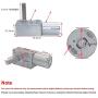 Moteur DC à Rétrécissement à Vitesse Variable 6V 12V 24V 6-150RPM, Moteur DC à Engrenage Hélicoïdal, Réversible, avec Réglage de Vitesse (Vitesse (RPM): 24V 90RPM, Tension (V): Package A) Moteur DC à Rétrécissement à Vitesse Variable 6V 12V 24V 6-150RPM, Moteur DC à Engrenage Hélicoïdal, Réversible, avec Réglage de Vitesse (Vitesse (RPM): 24V 90RPM, Tension (V): Package A)