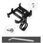 GUB Plus 6H Bicycle & Motorcycle Phone Mount, Aluminum Alloy Bike Phone Holder with 360° Rotation for iPhone 11 Pro Max X XR Xs 7s 8 Plus, for Samsung Note10/9 GPS Mount 4.0 to 7 Inch (Black)