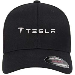 Tesla Motors Model 3 Model S Car Flexfit Embroidered Hat Baseball Cap