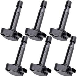 cciyu Pack of 6 Ignition Coils compatible for Honda for Accord Odyssey for Acura CL TL RL Vue 3.0L 3.2L 3.5L V6 UF242 C1221
