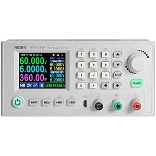 RD RD6006PW 5 Digit Communication Version DC DC Voltage Current Adjustable Programble Buck Voltage Converter Step Down Power Supply 60V 6A 360W(RD6006PW) RD RD6006PW 5 Digit Communication Version DC DC Voltage Current Adjustable Programble Buck Voltage Converter Step Down Power Supply 60V 6A 360W(RD6006PW)
