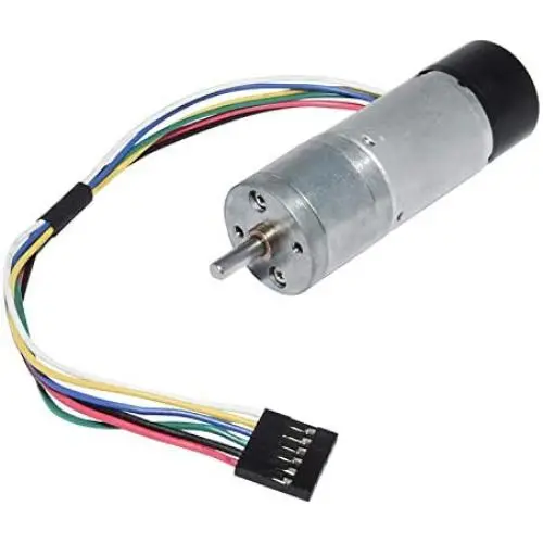 BEMONOC DC Gear Motor 12V Low Speed 10RPM Encoder Metal Gearmotor with Channel Encoder for DIY Engine Toy