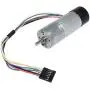 BEMONOC DC Gear Motor 12V Low Speed 10RPM Encoder Metal Gearmotor with Channel Encoder for DIY Engine Toy