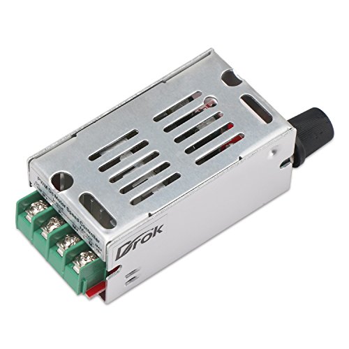 12V Fan Controller, DROK DC Motor Speed Controller for Brush Motor 7V-60V 20A 420W PWM Driver Board Control 12V 24V 36V 48V Regulator Cooling Fan Dimmer Governor Pulse Width Modulator with Adjust Knob 12V Fan Controller, DROK DC Motor Speed Controller for Brush Motor 7V-60V 20A 420W PWM Driver Board Control 12V 24V 36V 48V Regulator Cooling Fan Dimmer Governor Pulse Width Modulator with Adjust Knob