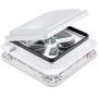 Hike Crew 11” RV Roof Vent Fan with Light – 12V Motorhome Fan w/ 3 Speed Intake & Exhaust – Manual Crank Lift & White Lid – Includes Screws & Garnish
