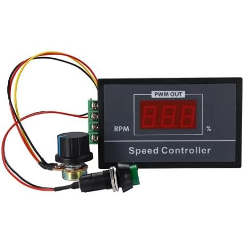 DollaTek DC 6-60V 30A PWM DC Motor Speed Controller Adjustable Stepless Governor Regulator with Start Stop Switch