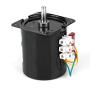 AC Permanent Magnet Motor, Synchronous Gear Motor CW/CCW 68KTYZ 220V for DIY Generator(110RPM) Electric Motor