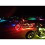 Kingshowstar 2PCS 8inch 6LED Multi-Color Flexible Strip Accent Lights 5050 SMD Flex RGB for Motorcycle, ATV, Car