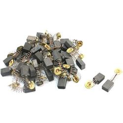 Uxcell Power Tool Angle Grinder Motor Carbon Brushes, 12.3x9x6mm, 411#, 40Pcs
