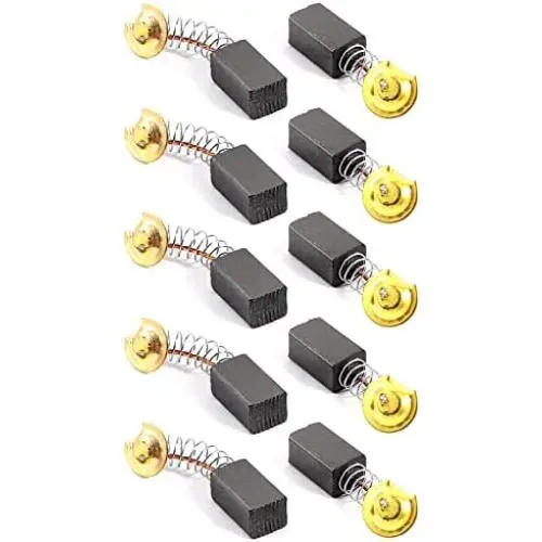 sourcing map Carbon Brush Electric Motor 13mmx7.5mmx6.5mm Drill 10 Pcs sourcing map Carbon Brush Electric Motor 13mmx7.5mmx6.5mm Drill 10 Pcs