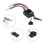 Hobby Fans 540 13T 4 Poles Brushed Motor and WP-1060-RTR 60A Waterproof Brushed ESC Electronic Speed Controller with 5V/2A BEC for Axial RC4WD Cross HPI Mist GMADE D90 D110 TF2 SCX10
