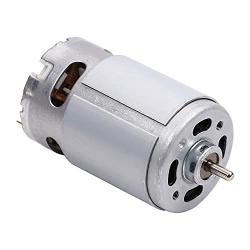 Heyiarbeit RS-550 18V DC Motor Round Shaft 20500RPM High Power Torque for Electronic Projects, Drills, Robots, RC Vehicals, Remote Controlled Cars/Robot, Saw Repair/Replacement Engine