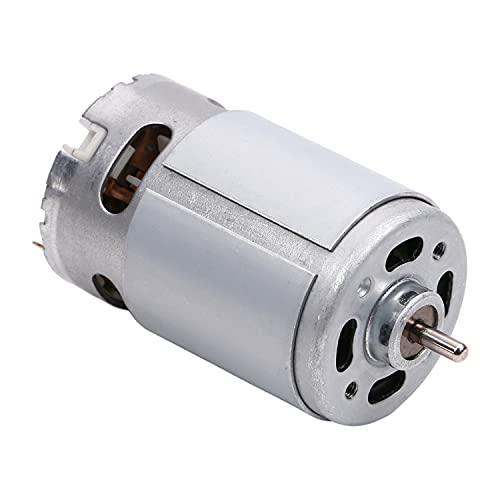 Heyiarbeit RS-550 18V DC Motor Round Shaft 20500RPM High Power Torque for Electronic Projects, Drills, Robots, RC Vehicals, Remote Controlled Cars/Robot, Saw Repair/Replacement Engine