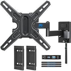 Mounting Dream Lockable RV TV Mount for Most 13-43 inch TV, RV Mount for Camper Trailer Motor Home, Full Motion TV Wall Mount Bracket Quick Release with Dual Wall Plates, VESA 200x200, 22 lbs, MD2212