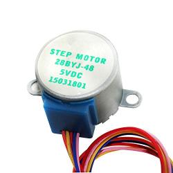 2 Pack Smart Electronics 28BYJ-48 5V 4 Phase DC Gear Stepper Motor