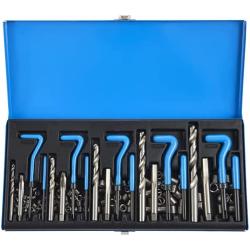 Orion Motor Tech 131PC SAE Thread Repair Kit, HSS Drill Helicoil Kit Standard, 1/4