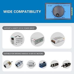 DC Motor Speed Controller 12V 24V 48V 20A PWM Switch Control with Scale