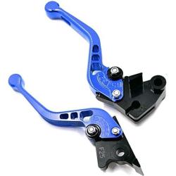 Occus Motorcycle Occus Refit Brake Horn Clutch Rod Handle Motor levers for Kawasaki H2 /H2R 2015 2016 Z800 Z1000 - (Color: Blue)