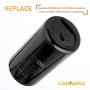 Canamax Premium 270-324 Mfd uF 110-125VAC Round Motor Start Capacitor 50/60 Hz AC Electric - Exact Fit for OEM Single Phase Motor Capacitors Condenser Straight Cool or Heat Pump Air Conditioner