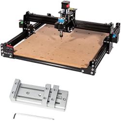FoxAlien Masuter 3-axis CNC Router Machine + Aluminum Mini Bench Vise