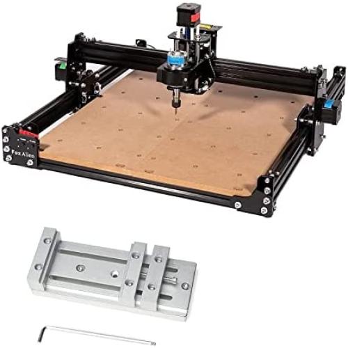 FoxAlien Masuter 3-axis CNC Router Machine + Aluminum Mini Bench Vise