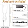 YnGia Motorcycle Neon EL Lights 2 in 1 Style 3 Mode Flash Wire Light for Motorbike Helmet Decoration