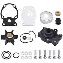 BDFHYK 393630 Water Pump Impeller Repair Kit with Housing for Johnson Evinrude, 2-Stroke(20,25,30,35 Hp)Outboard Engines Replace 393630,0393630,Sierra 18-3382