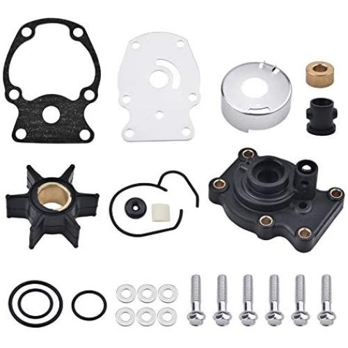 BDFHYK 393630 Water Pump Impeller Repair Kit with Housing for Johnson Evinrude, 2-Stroke(20,25,30,35 Hp)Outboard Engines Replace 393630,0393630,Sierra 18-3382