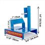ZeroPone Blue Lawn Mower Blade Sharpener Machine Grinder Motor NOT Included 14 inches Blade Sharpener All American Blade Sharpener Reel Mover Sharpening Kit