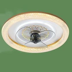 CATA-MEDICA Ceiling Fan with Light 96W 3-Speed Flush Mount Lighting Fixtures Modern Remote Control Ultra-Quiet Fan Lamp ABS LED Ceiling Light with Fan Light Fan for Indoor Living Bed Room Small Space