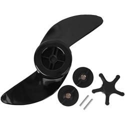 MAGT Boat Propellers, QP05014B 2 Blades Marine Motor Boat Propellers T34 Electric Propeller Blade(Black)